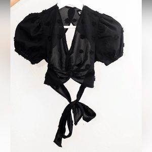 Katiej NYC Juliet Tie Back Crop Top (Tweens)